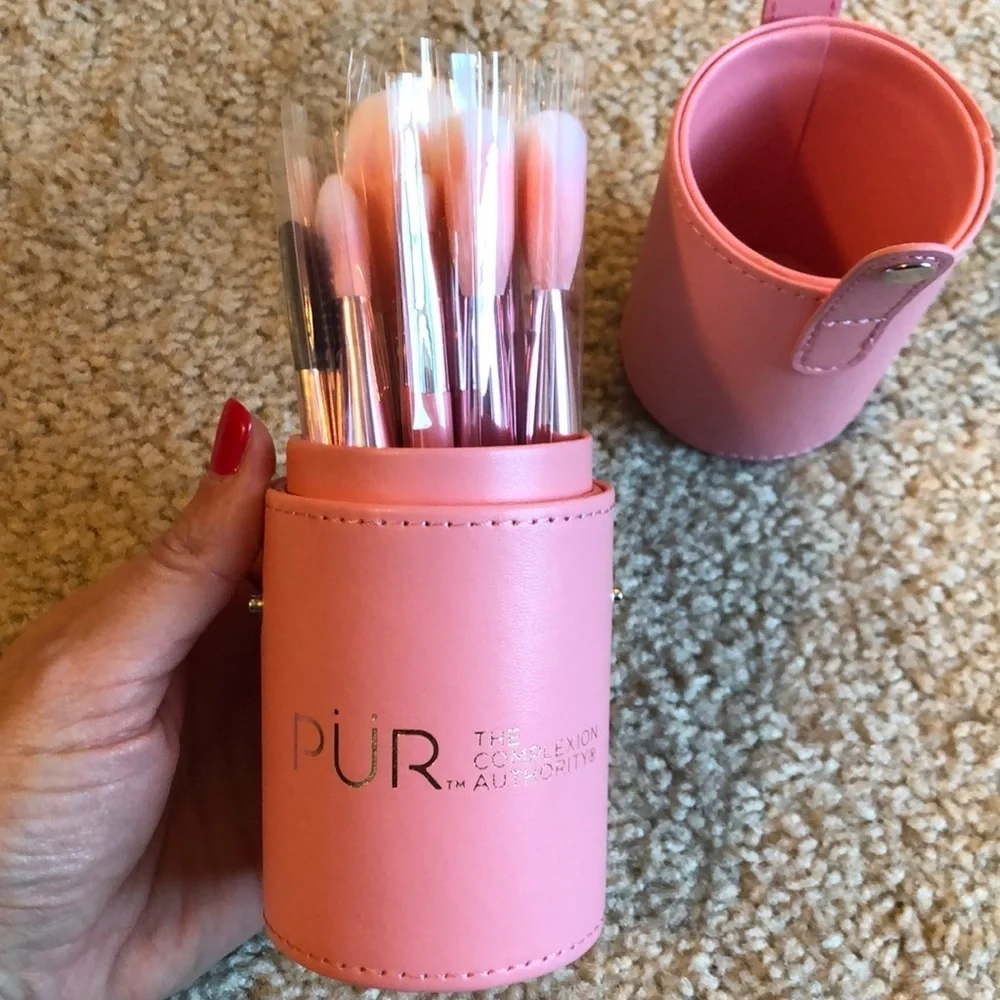New PUR Pink Brush Set 12 Pieces